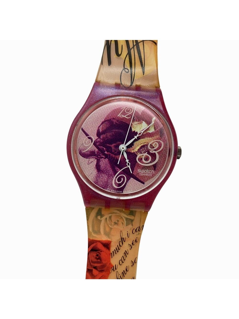 VTG Swatch For Your Heart Only GR127 Women's Watch 34mm - New Battery *READ*